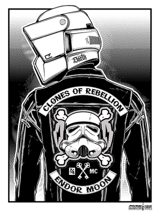 Illustration for article titled George Lucas is Darth Vader and more, in Celebration Europe's Art Show